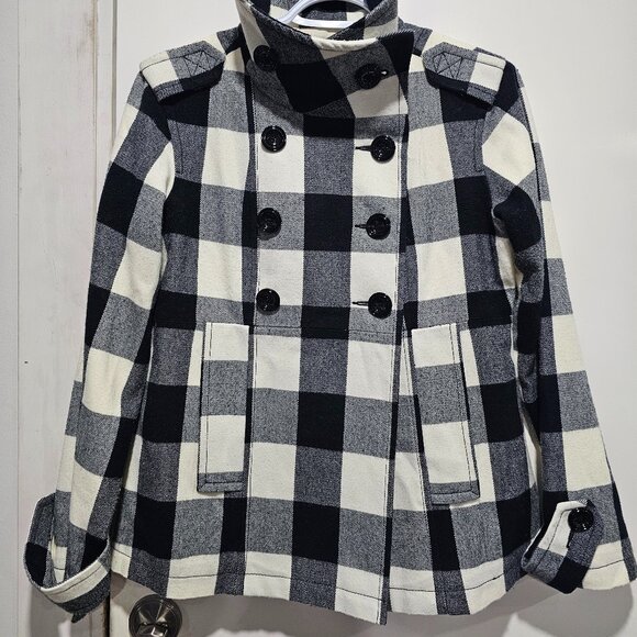 Gap Women Jacket, Size Small, Black and Cream in color - Picture 1 of 4